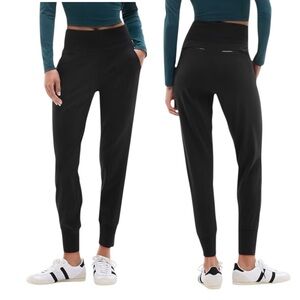 Athleta Venice High Rise Jogger Pants Black Sz M Like New